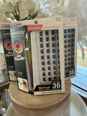 KISS imPRESS Press On Falsies 3 pack style 88170 ILK02 NEW